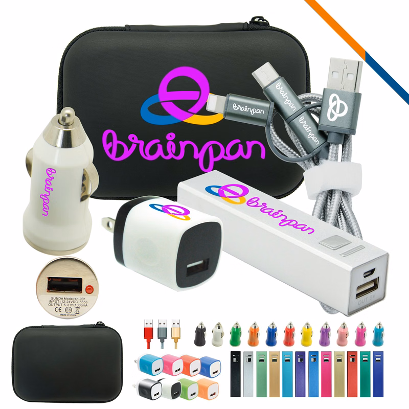 Bugatti Charging Set (4 in 1 Set) 1800Mah