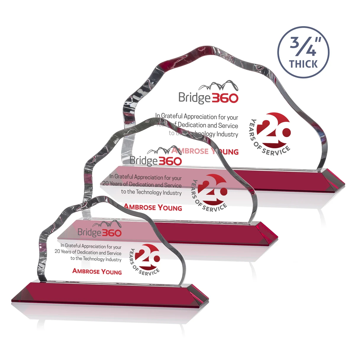 Petersen VividPrint™ Award - Red 1