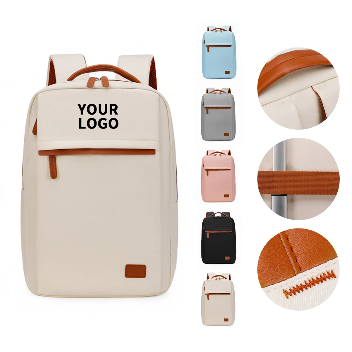 Laptop Backpack With External Charging Port 16.14" x 11.81" 1