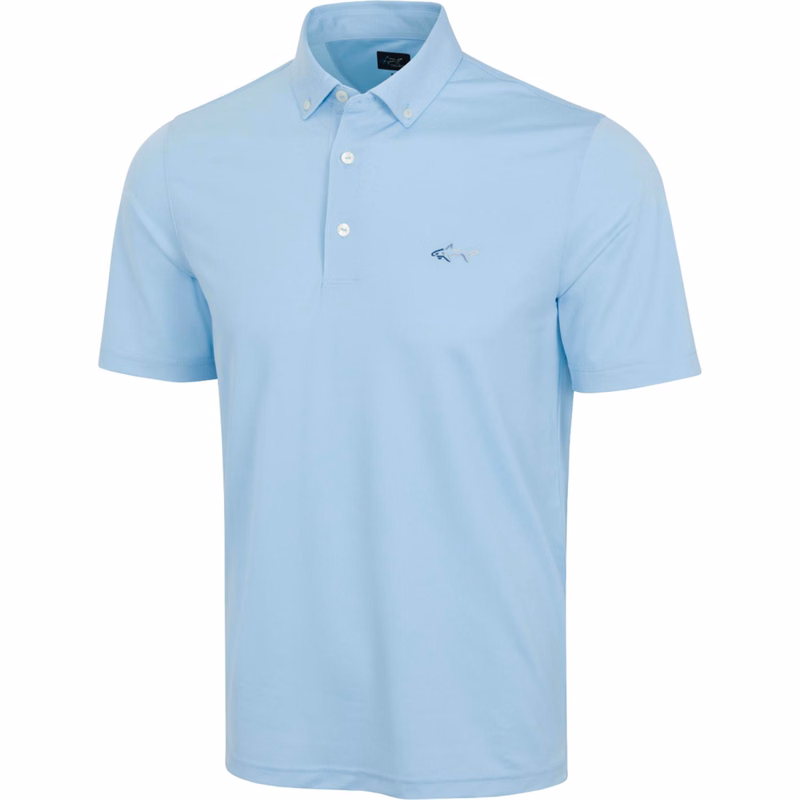 Gregnorman® Button-Down Collar Freedom Pique UPF 20+ Stripe Polo