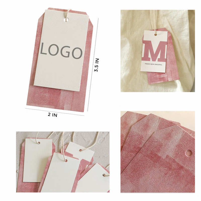 Informative Clothing Tag of Thick Coated Paper