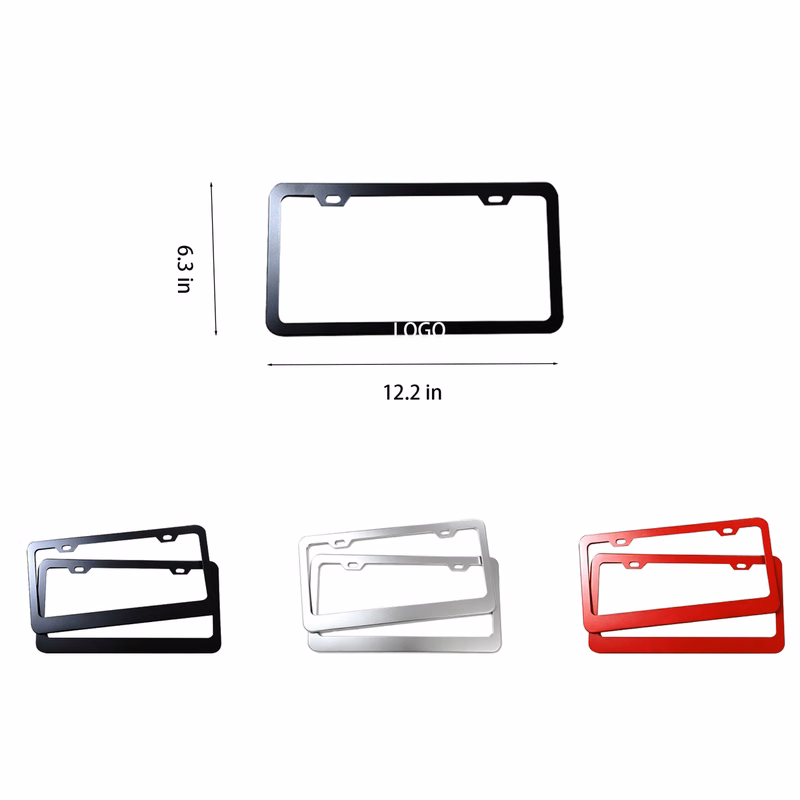 Metal Car License Plate Holder Cover Frame