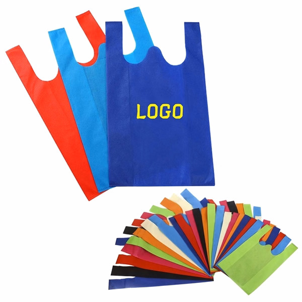 Custom Non-Woven Tote Bag 11.75 x 19.69 Inches — Eco-Friendly Grocery & Trade Show Bag