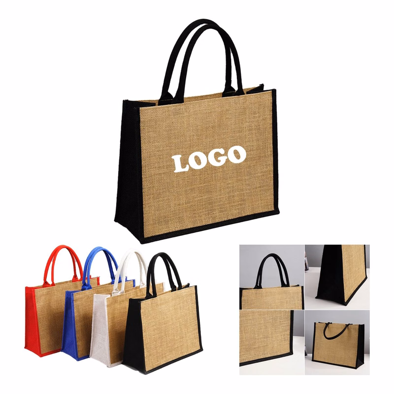 Personalized Jute Tote Bag