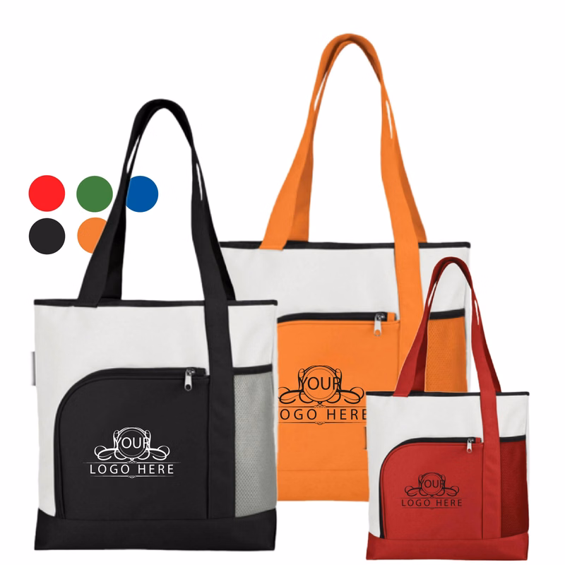 Tote bag with pocket