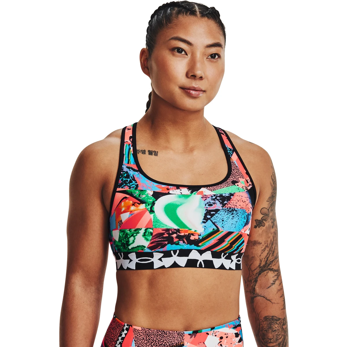 Women's Armour Mid Crossback Sports Bra 1
