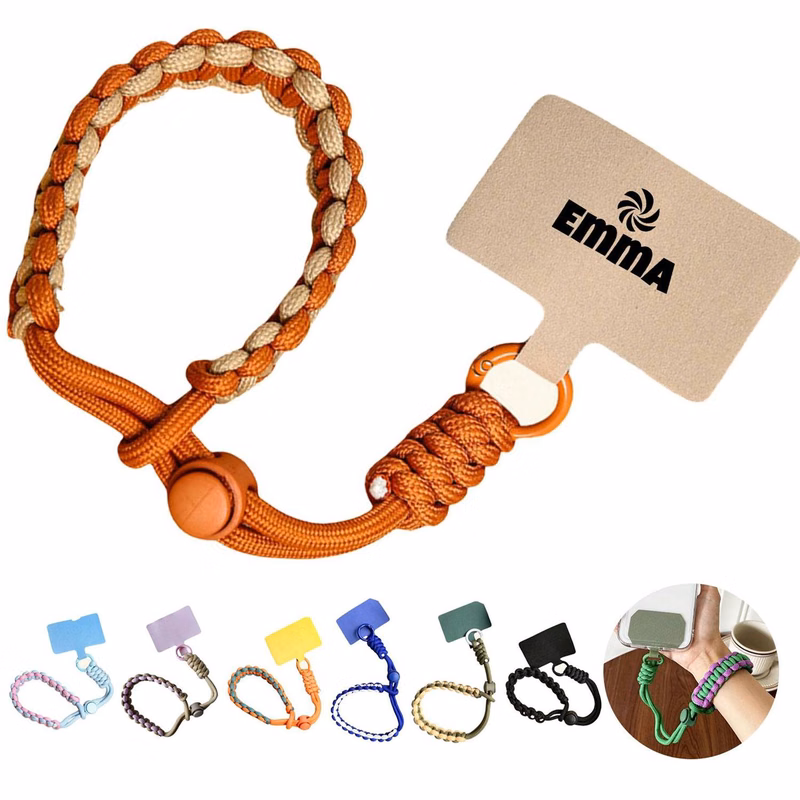 Phone Adjustable Lanyard Braided Wrist Strap