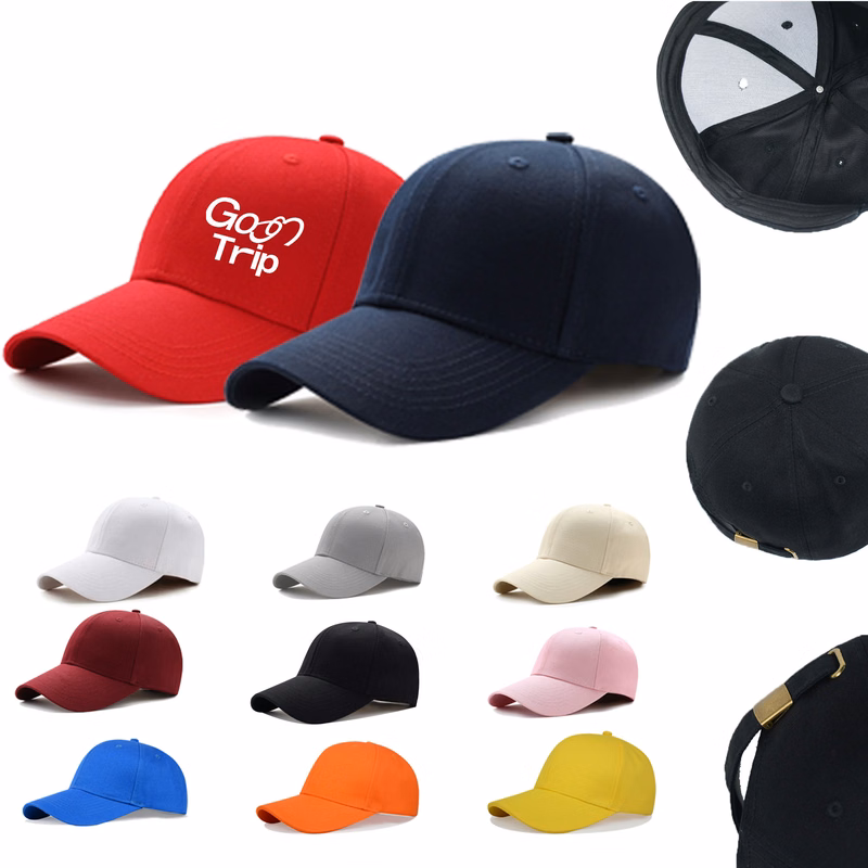 Outdoor solid color baseball cap