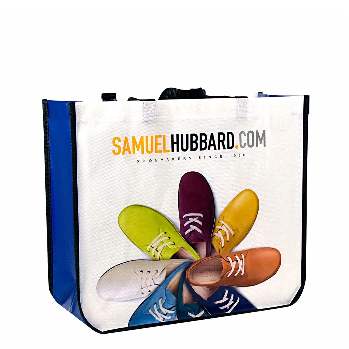 Custom Laminated Non-Woven Round Cornered Shopping Bag 16"x14.5"x6" 1