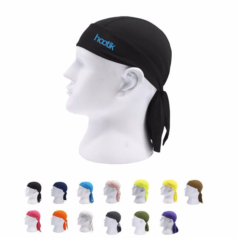 Sweat Wicking Beanie Cap Bandana Head Wrap Hat