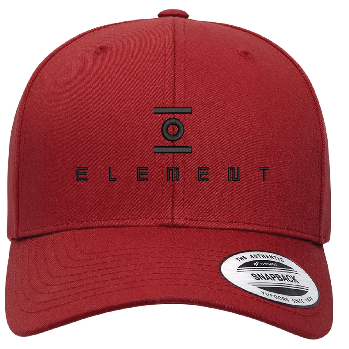 YP Classics 6389 YP Classics – CVC Snapback Hat with Leatherette Patches or Embroidery 1