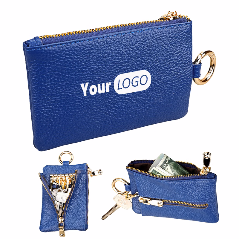 Leather Multi-Functional Keychain Purse