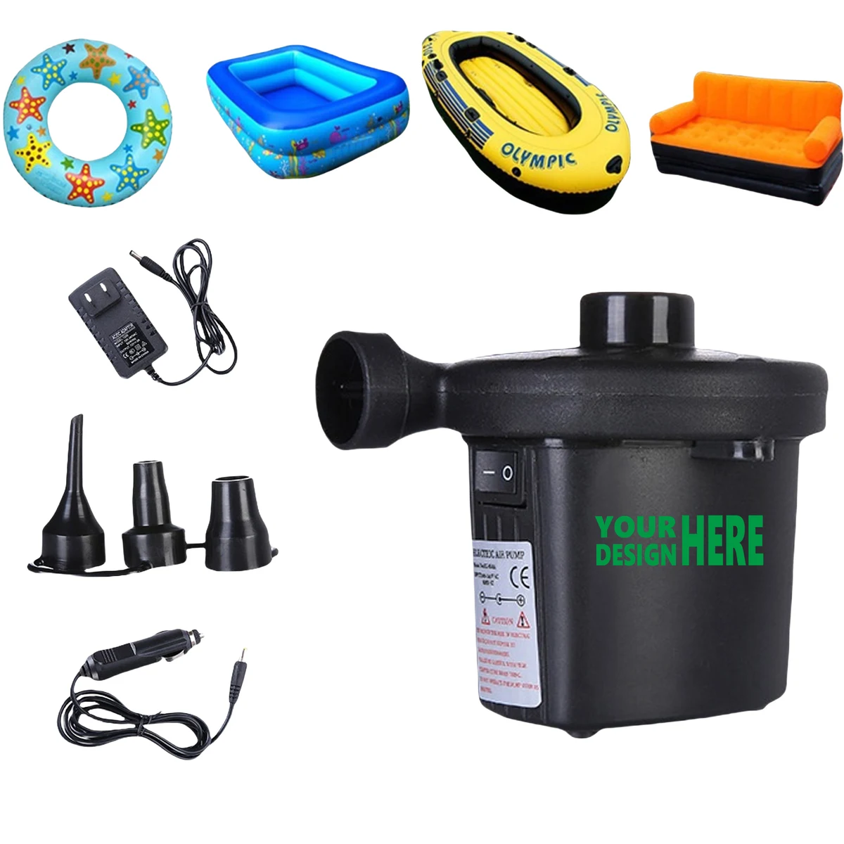 Versatile Air Pump For Inflatables MOQ10 1