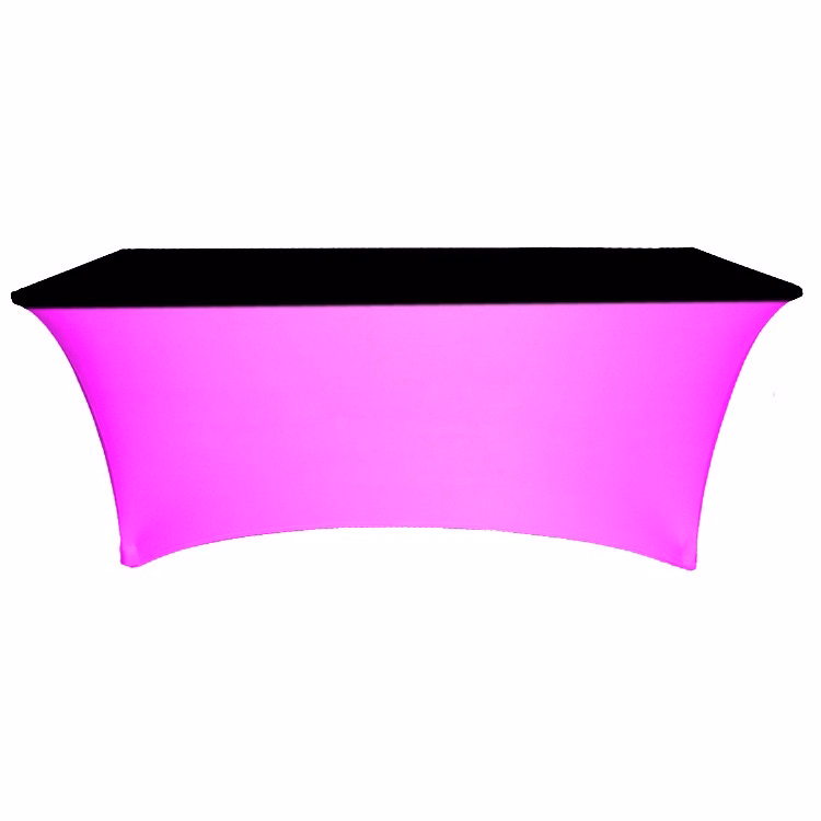 Non-Printed 8' Spandex Stretch Table Topper
