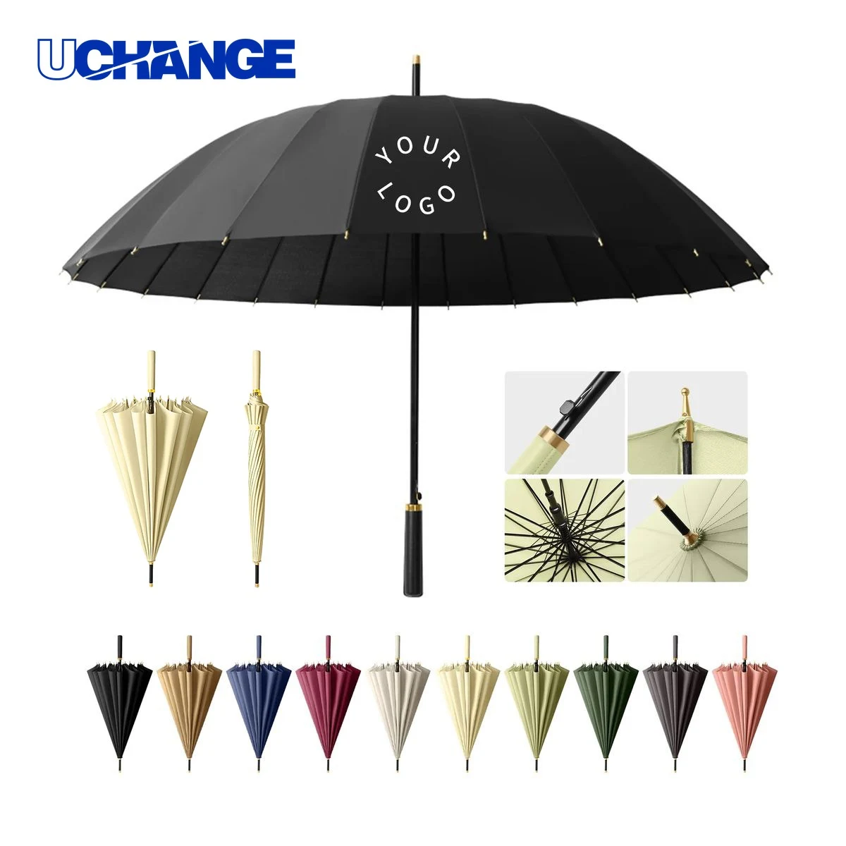 Percussion Cloth Umbrella Auto Open 1
