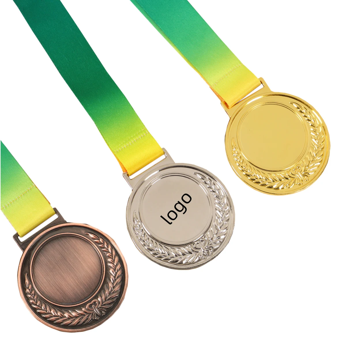 Customized Olympic Style Winner Award Medals with Ribbons 1