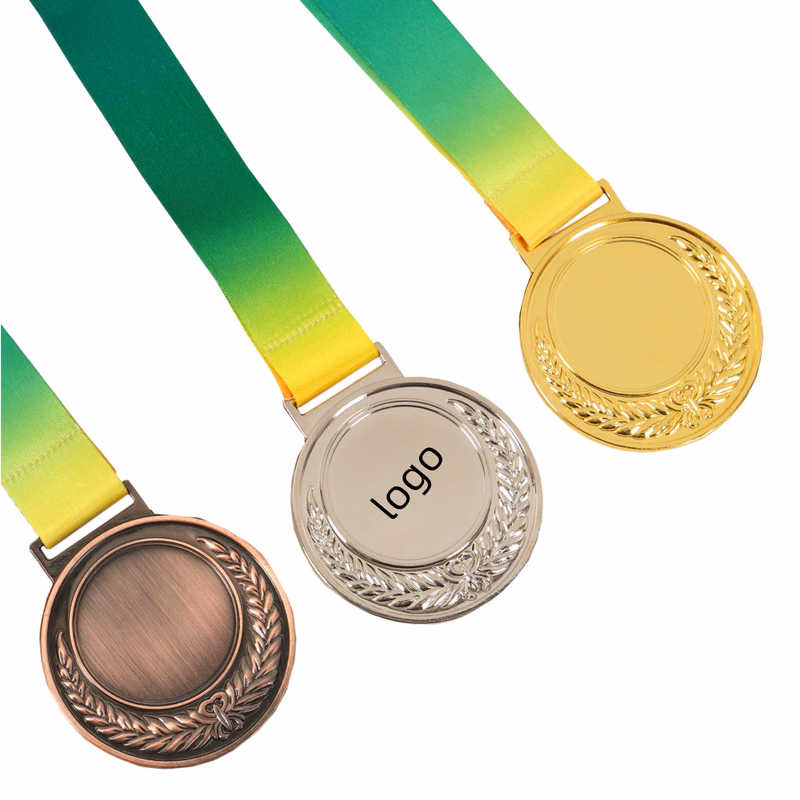Customized Olympic Style Winner Award Medals with Ribbons
