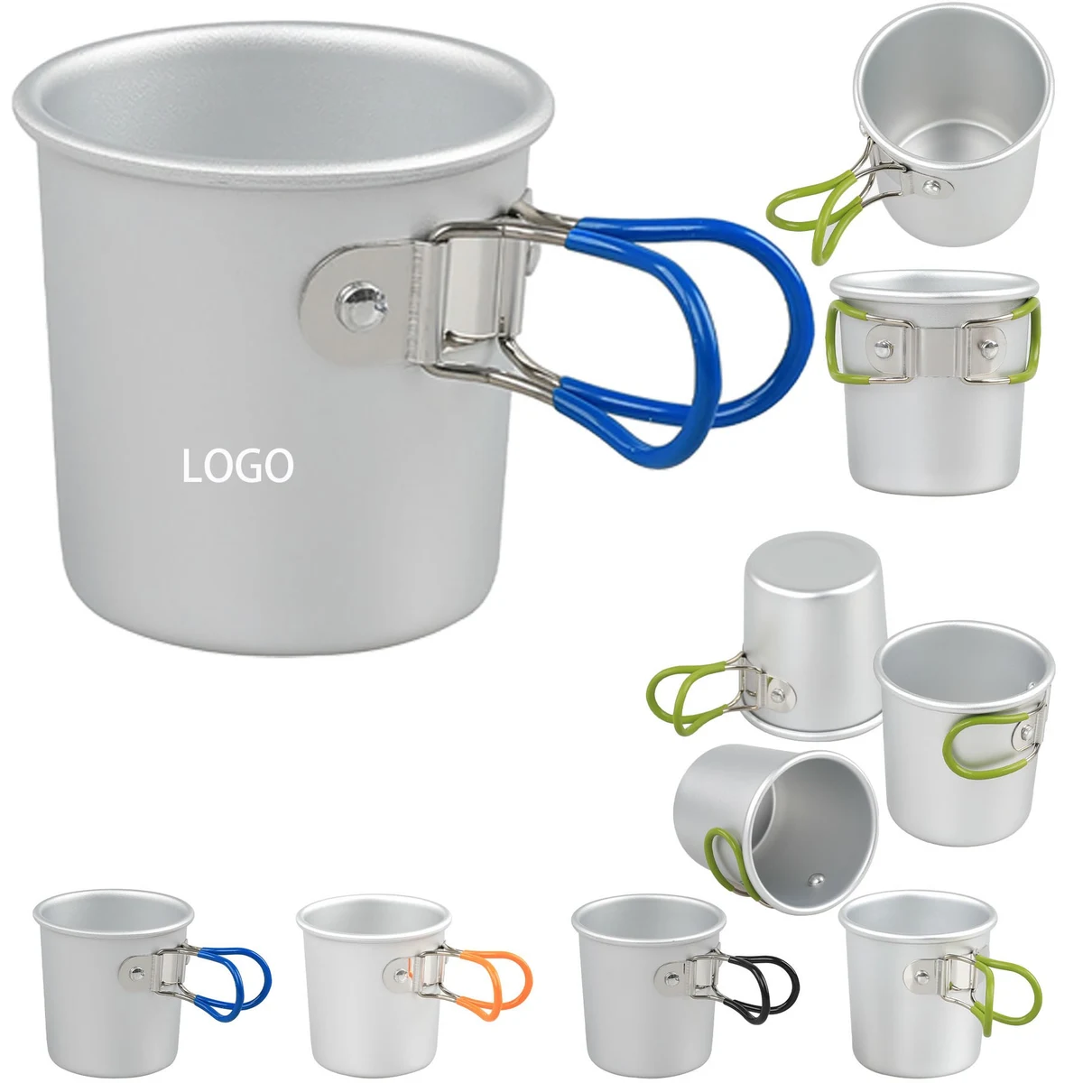 Foldable Handle Aluminium Alloy Mug 1