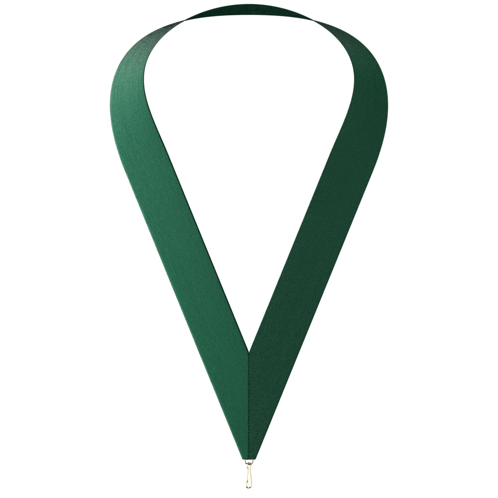 1-1/2" x 32" Hunter Green Neckband w/ Quick Clip 1