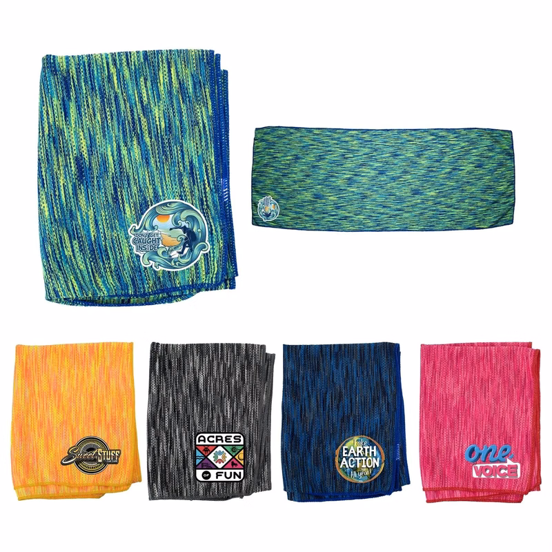 Melange RPET Cooling Towel