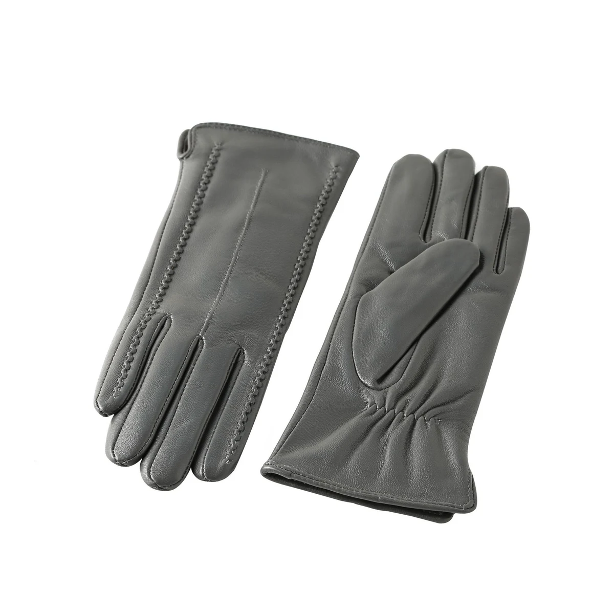Soft Winter PU Leather Glove For Women 9.9" x 4" x 0.2" 1