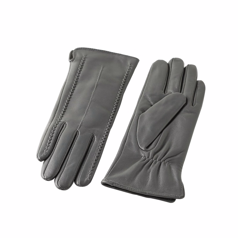 Soft Winter PU Leather Glove For Women 9.9" x 4" x 0.2"