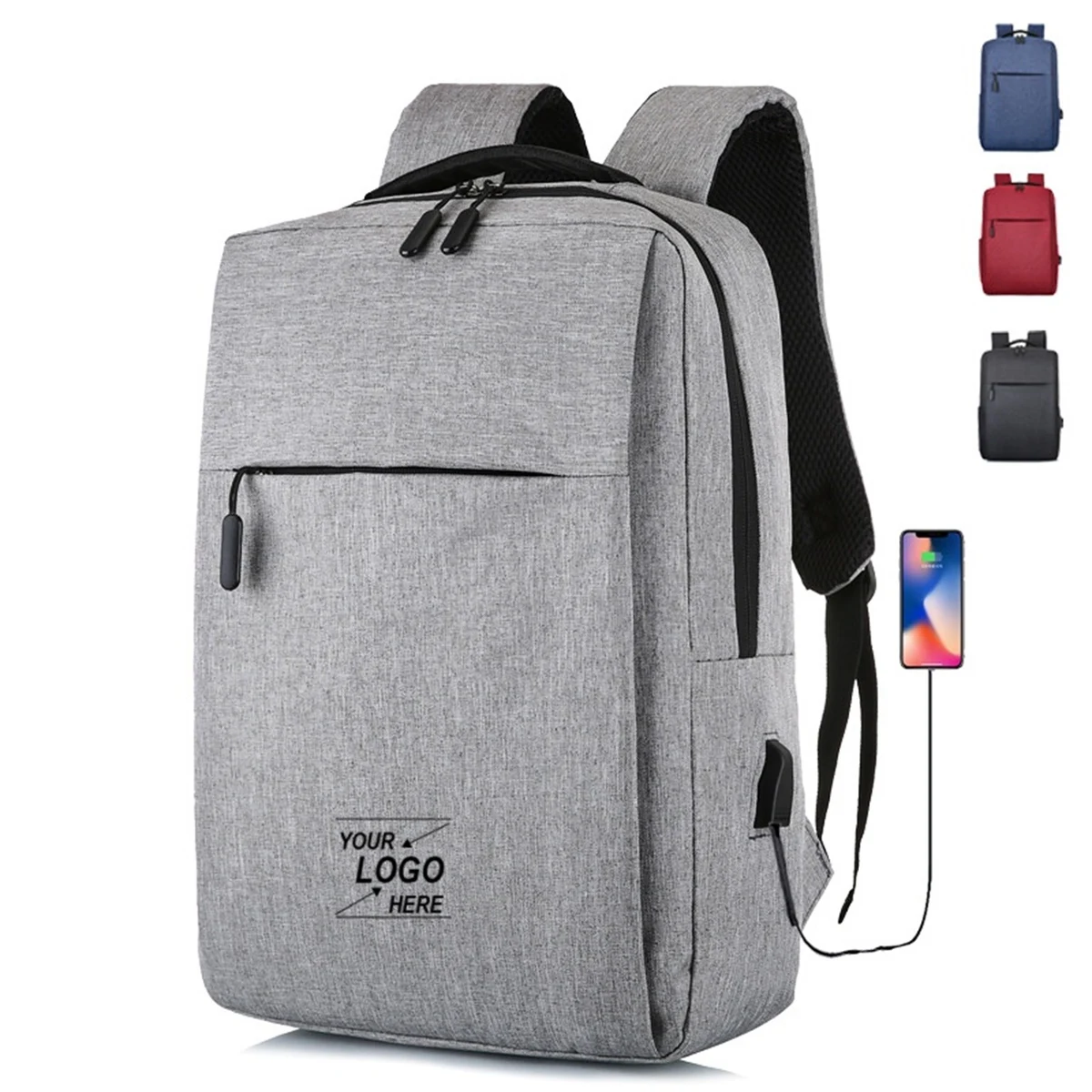 Student Laptop Backpack with USB Charging Port 1