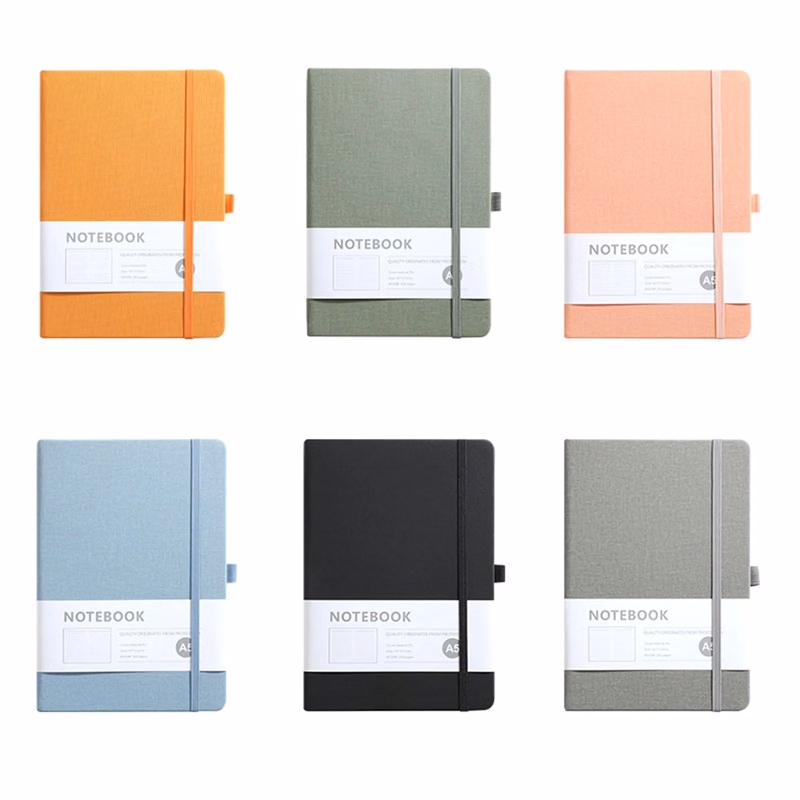 PU Leather Journal Book With Pen Loop