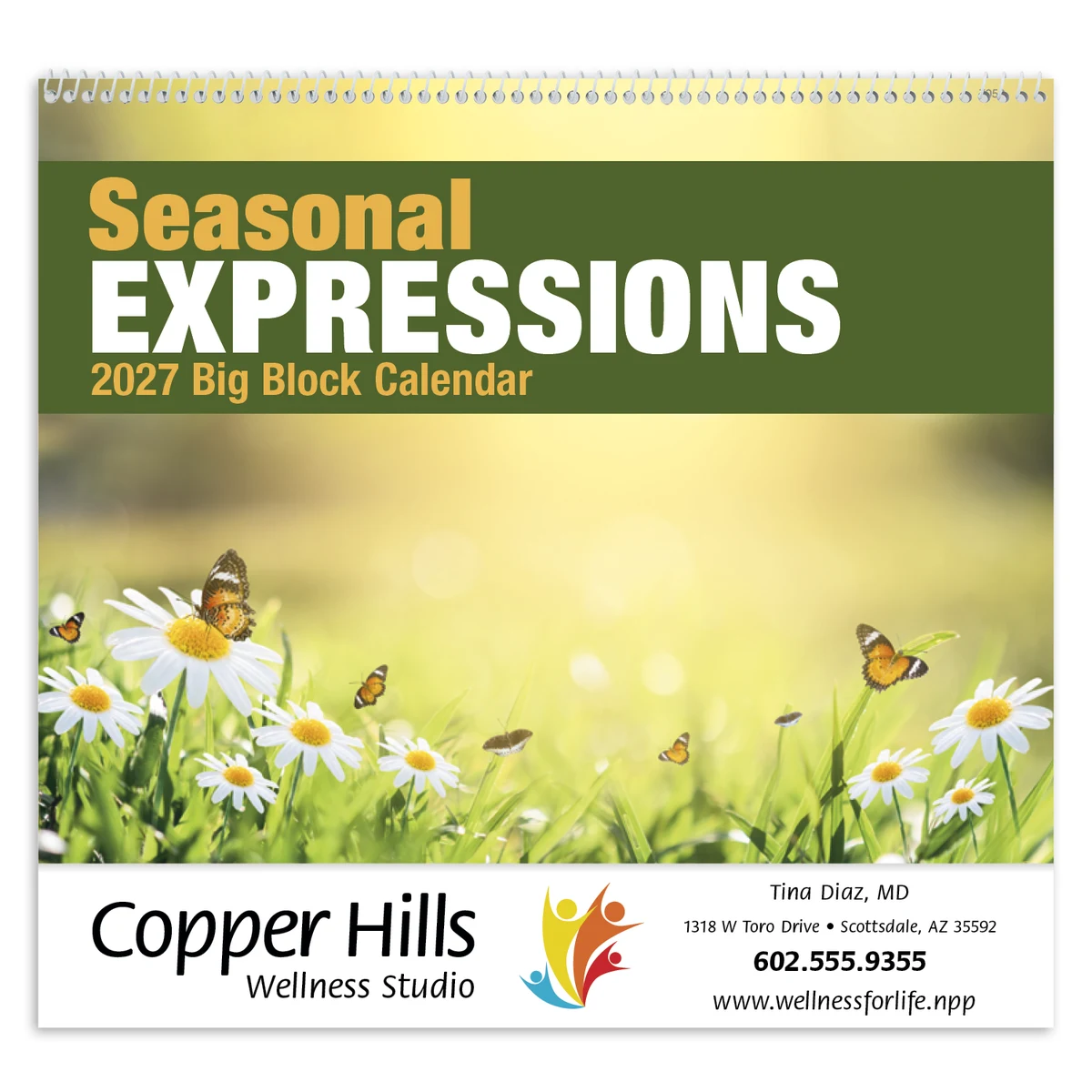 Good Value™ Seasonal Expressions Big Block Calendar 1