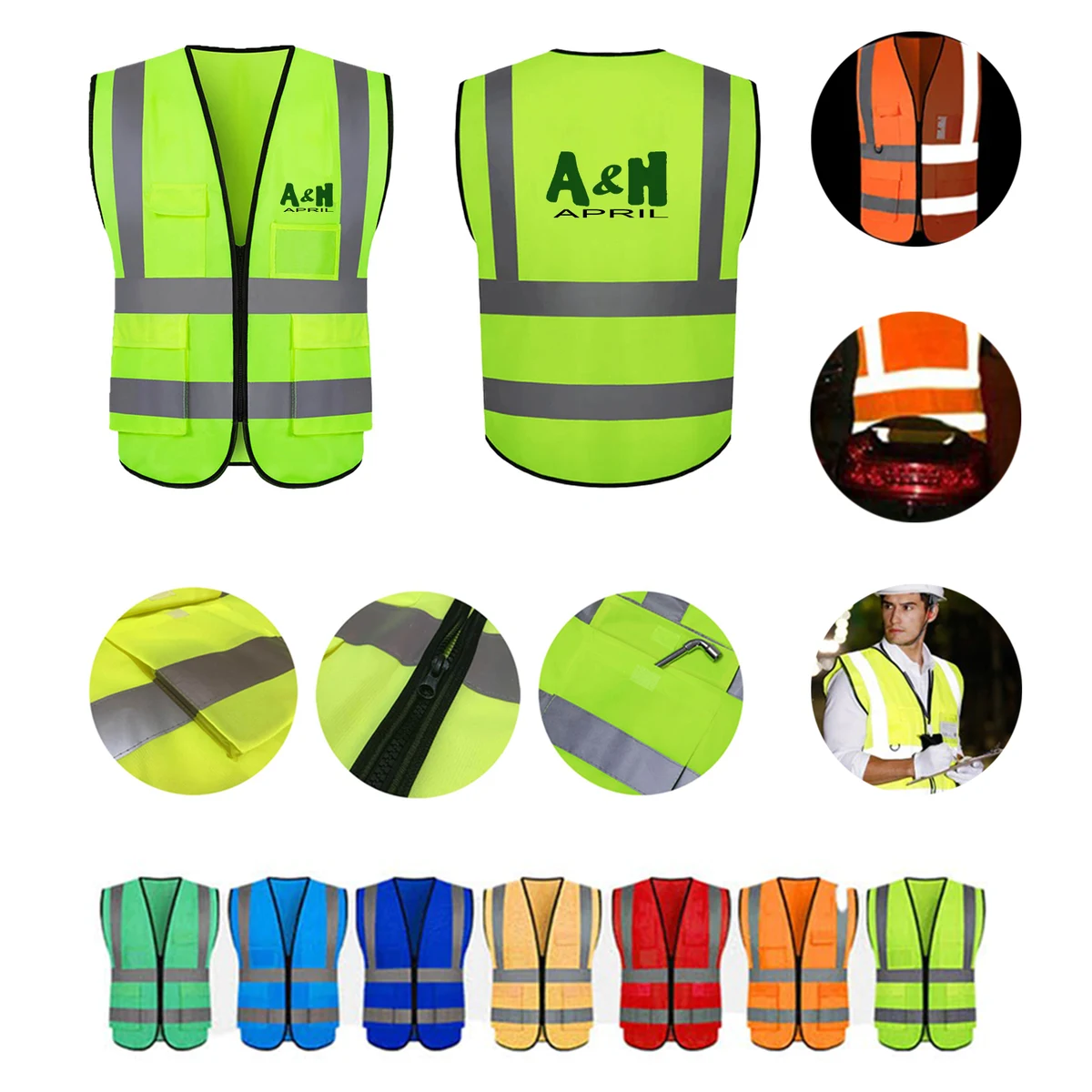 Safety Reflective High Visibility Vest 1