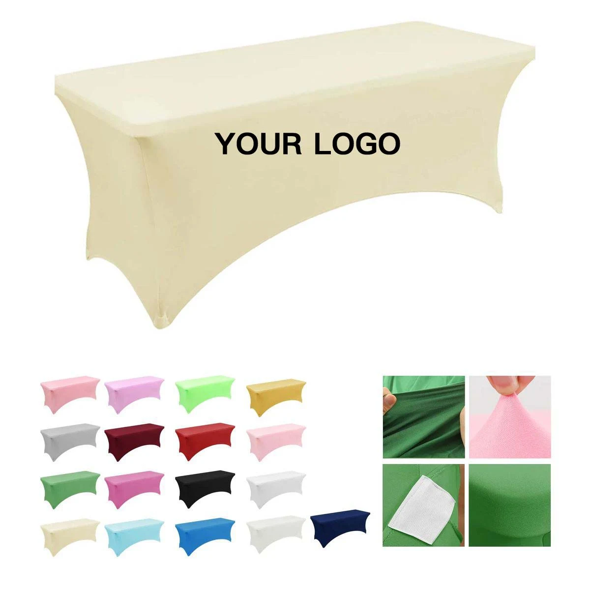 Fitted Polyester Tablecloth for Trade Shows 1