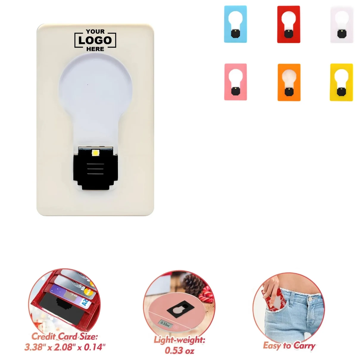 Mini Luminous Folding Card Night Light 1