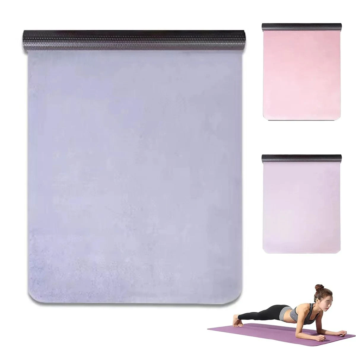 Yoga Thin Non Slip Suede Mat 1