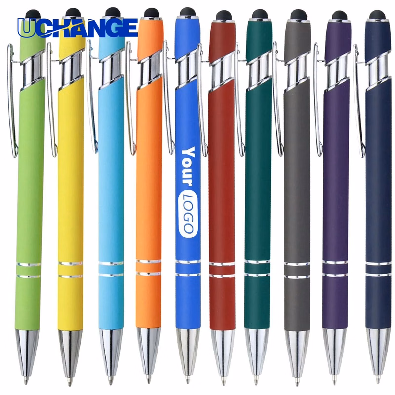 Rubberized Soft Touch Ballpoint Pen