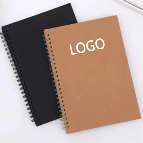 Custom Spiral Notebooks 5.51x8 College Ruled 120 Pages — Professional Writing Journal 1