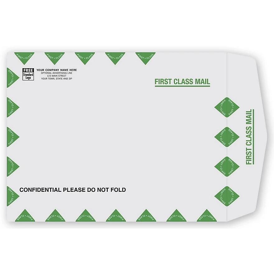 Envelope - First class, 10 X 13 Gray Kraft Mailing 1