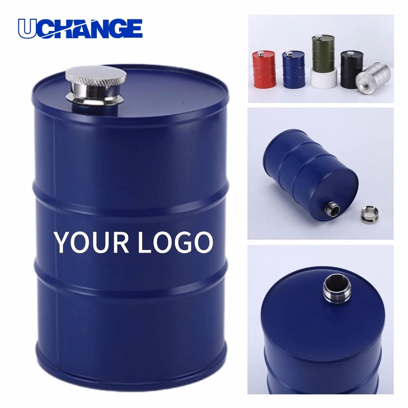 Mini Oil Drum Flask Bottle