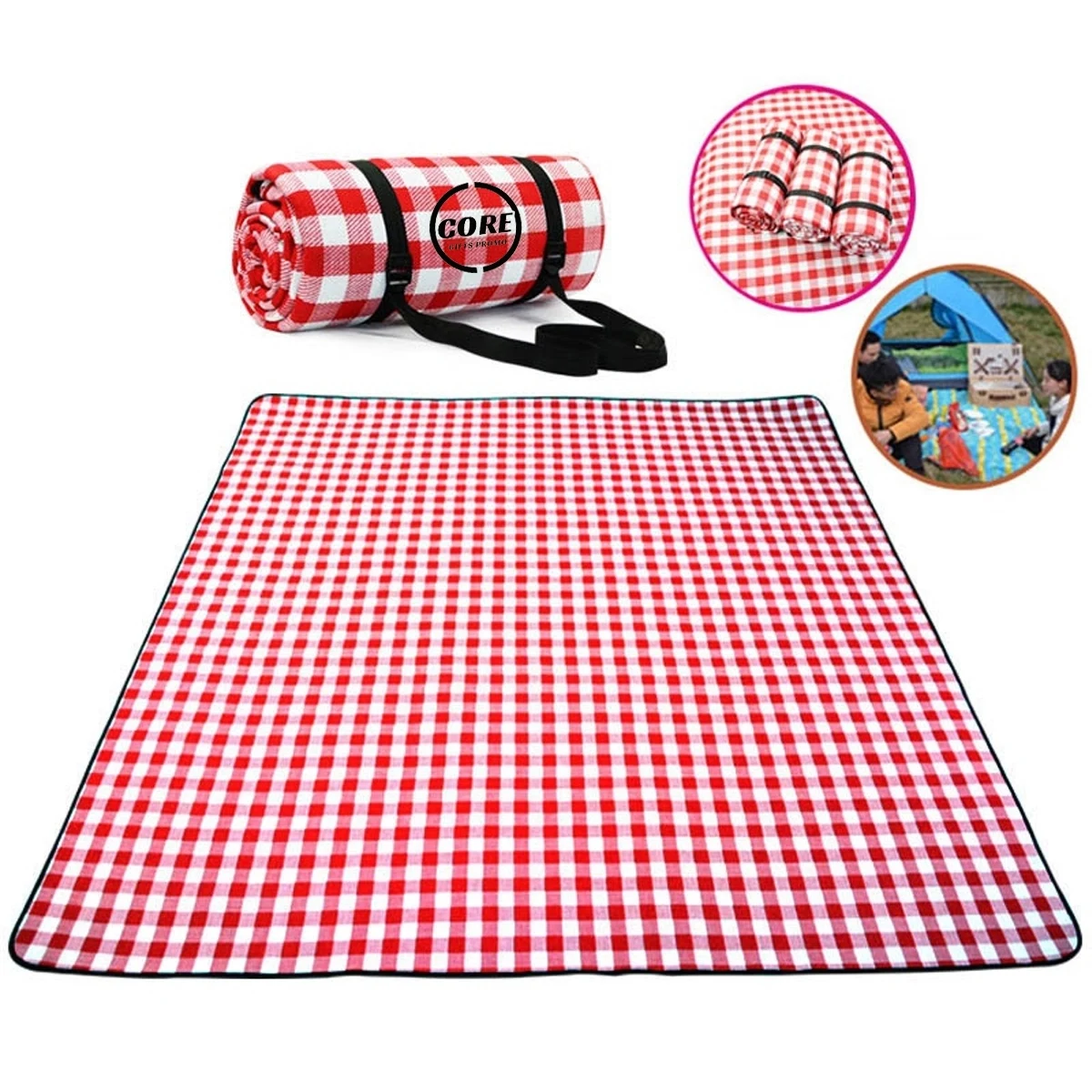 Dual Layers Waterproof Picnic & Beach Blanket 1