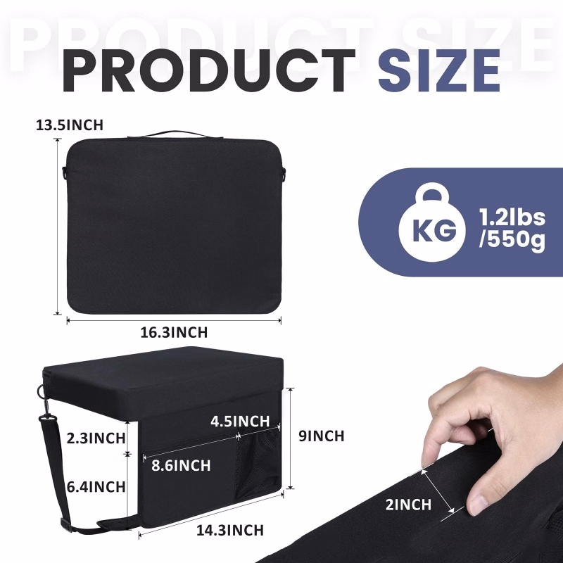 Portable Adjustable Stadium Seat Cushion