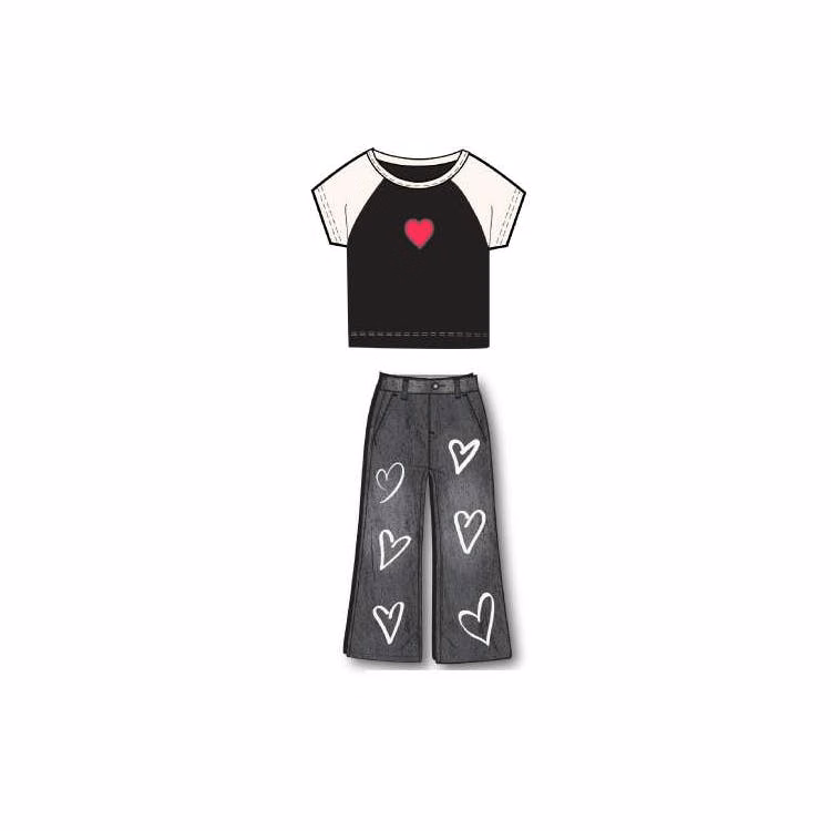 Girls Denim Sets - Assorted Sizes 72pcs