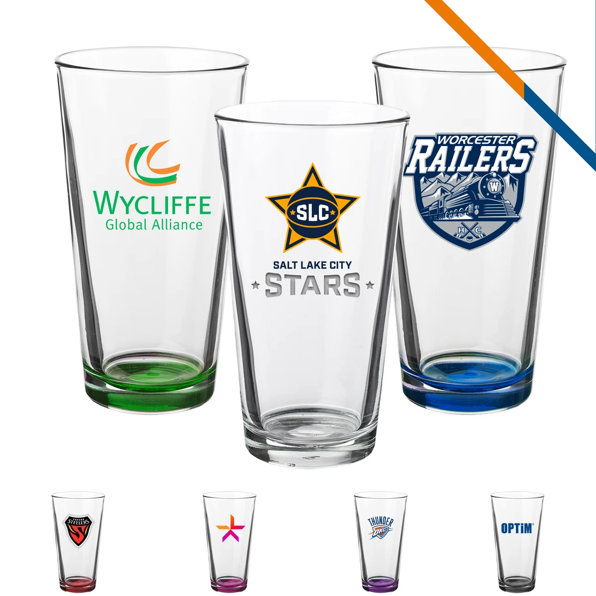 Ellery Pint Glasses - 16 OZ. 1