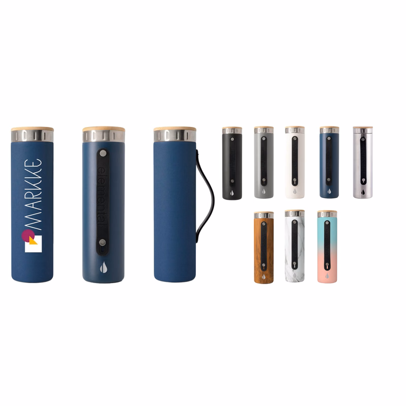 Elemental® Iconic 20oz Stainless Steel Water Bottle - Vacuum Insulated - with Strainer