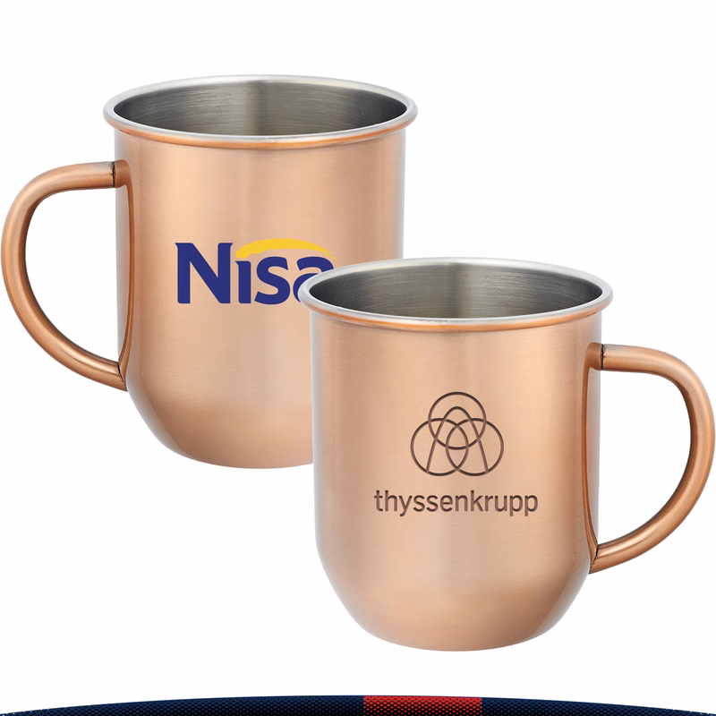16 oz. Copper Coated Coffee Mugs