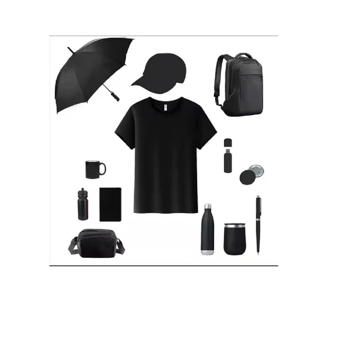 Customized Promotional Business Suit Clothes Umbrella Notebo 1