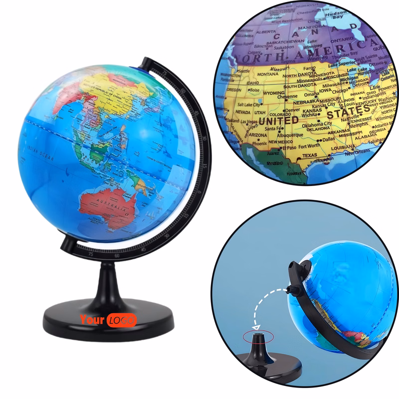 Clear English Student Globe Geography