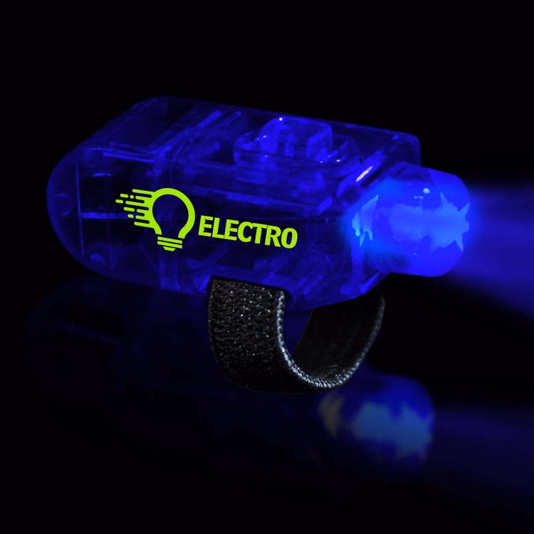 Blue LED Finger Light Ring