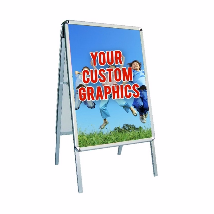 Silver Snap with Double Sided  - Display Stand