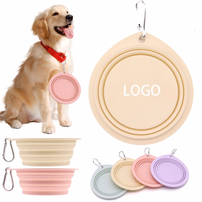 Outdoor Folding Silicone Pet Feeding Bowl