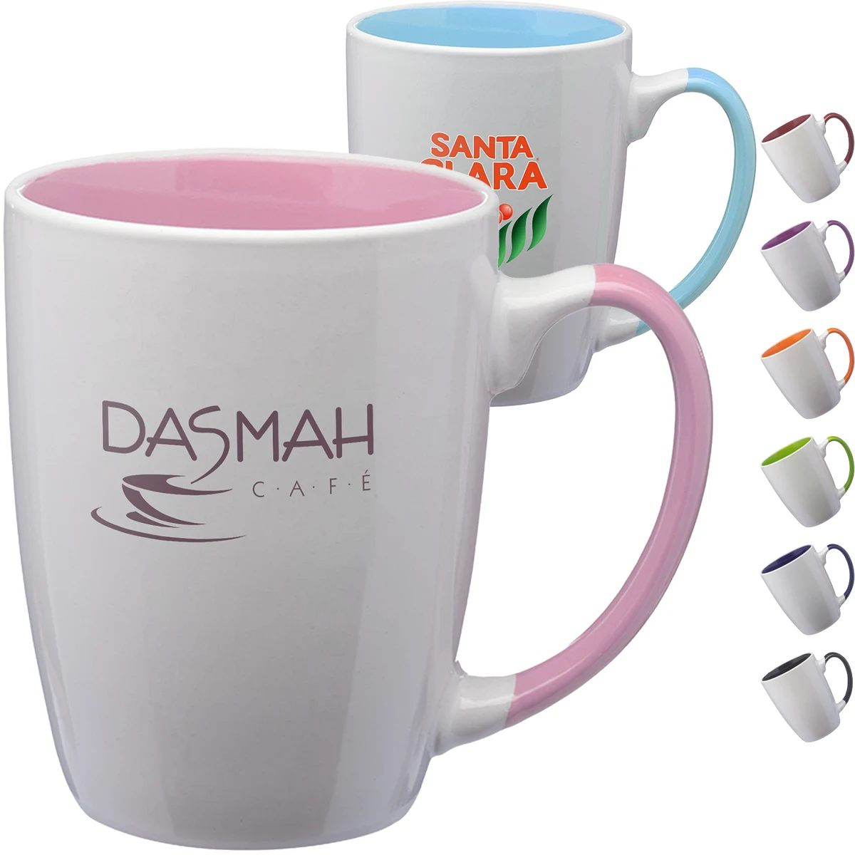 12 oz Two-Tone Coffee Mug w/ Custom Imprint 1