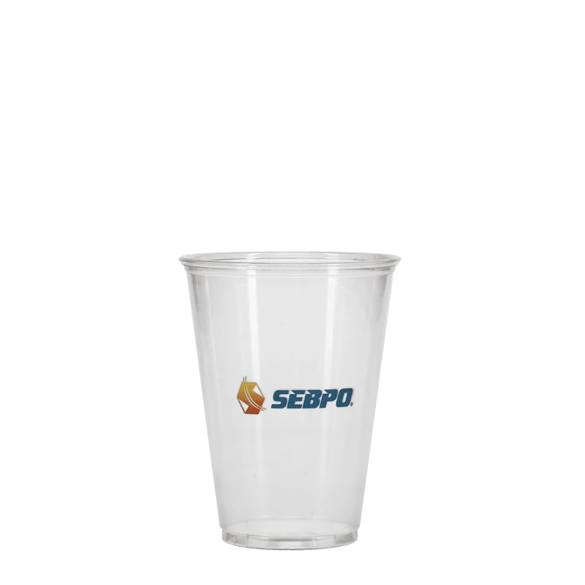 10 oz Soft Sided Plastic Cup Clear Digital Print 1